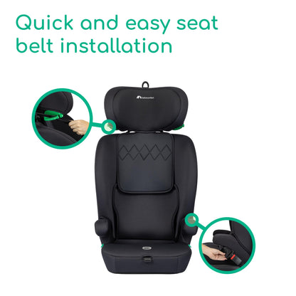 Bebeconfort Ever i-Safe turvatool, 76–150 cm, 15 kuud–12 a, Full Black