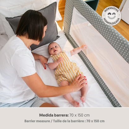Interbaby voodipiire Star 150 cm, ülesklapitav (vanuses 18 kuud kuni 5 aastat)