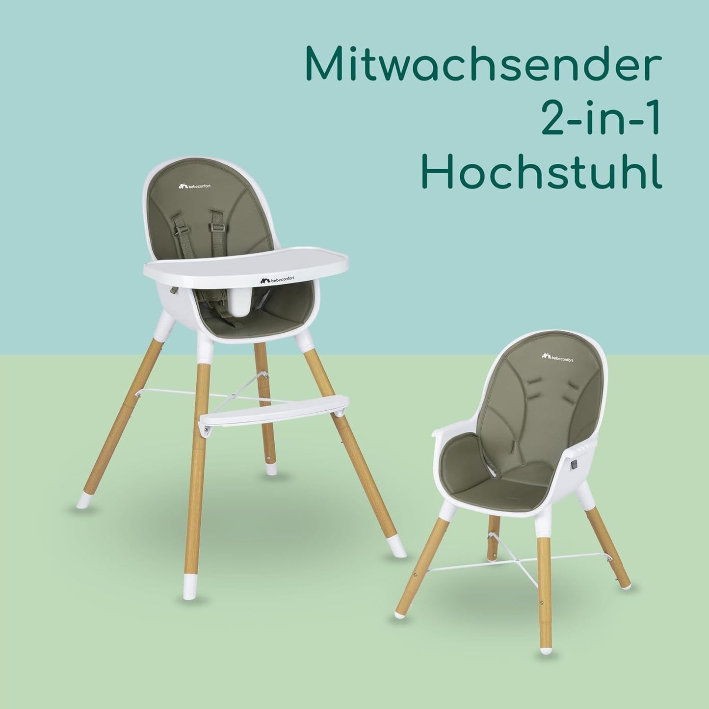 Bebeconfort Avista 2 4-ühes söögitool, Tinted Grey