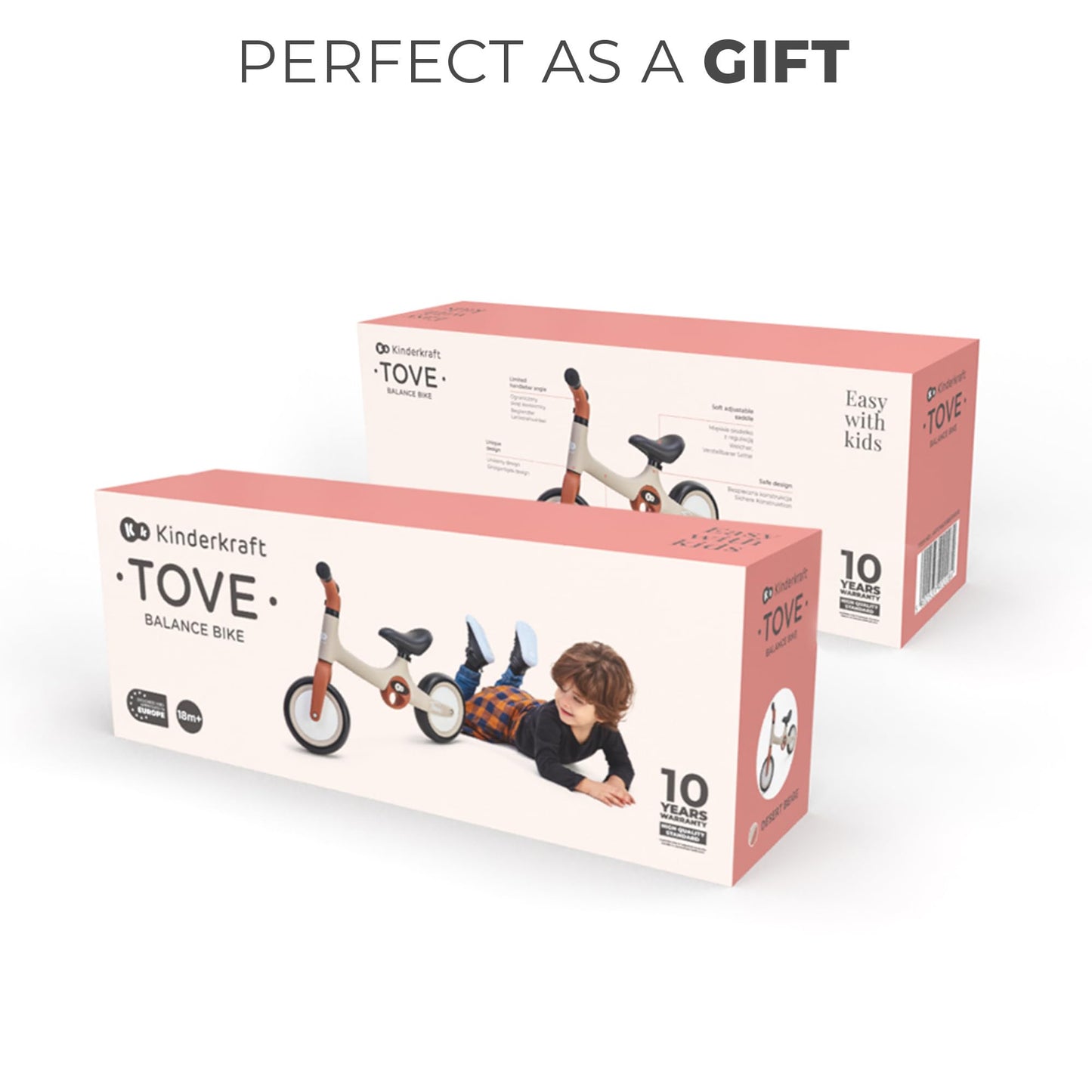 Kinderkraft TOVE jooksuratas 1,5+ a, Desert Beige