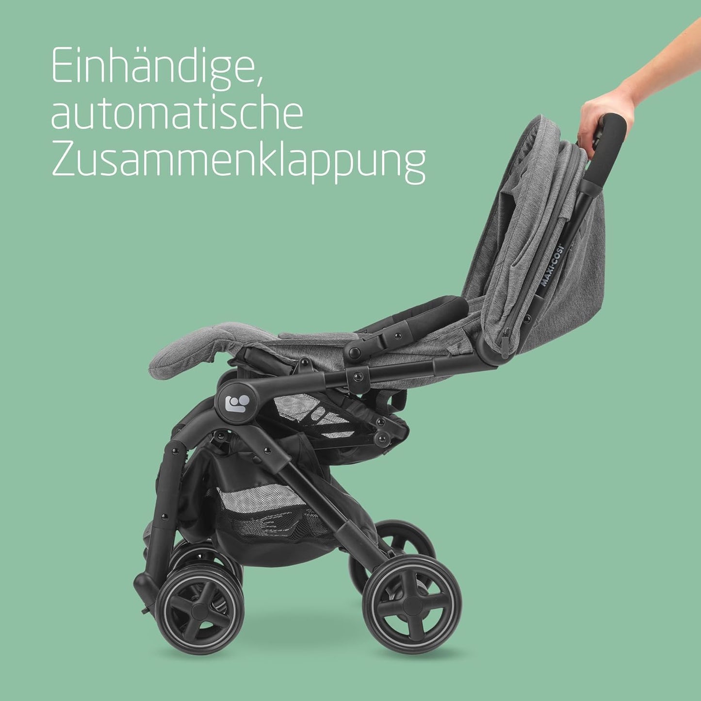Maxi-Cosi Lara2 ultrakerge kokkupandav jalutuskäru, hall