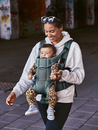 BabyBjörn Baby Carrier Move kandekott, 3D Mesh, roheline