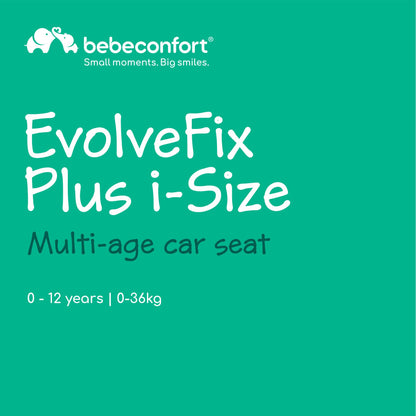 Bebeconfort RevolveFix Plus 360 i-Size pööratav turvatool 40–150 cm (0–12 a), hall