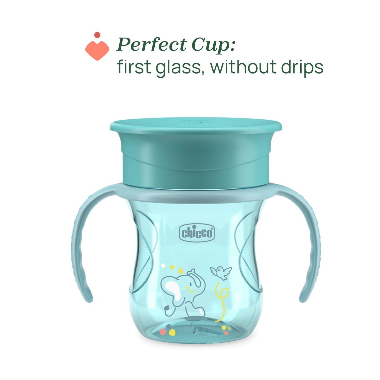Chicco söögikomplekt Perfect Cup, 12M+, helesinine