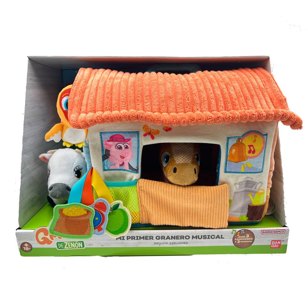 La Granja de Zenón interaktiivne mängukohver „Minu esimene muusikaline talukomplekt”, Bandai
