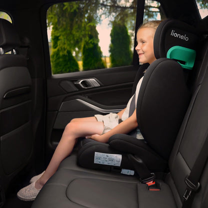 Lionelo Hugo i-Size turvatool 100–150 cm, ISOFIX või turvavööga, Black Carbon