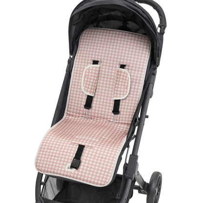 Interbaby Vichy universaalne jalutuskäru istmekate, roosa (84 × 34 cm)