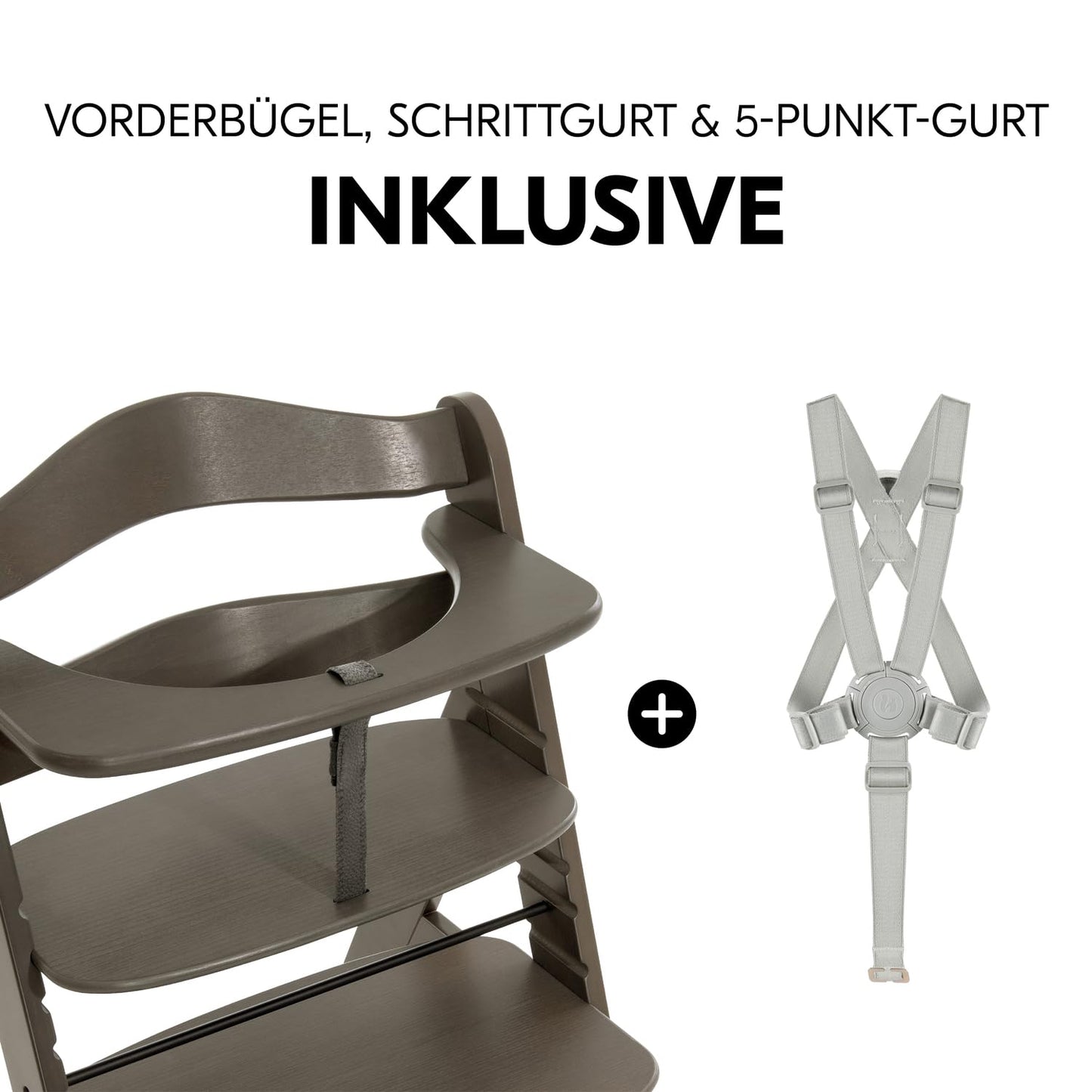 Hauck Alpha+ puidust söögitool (kuni 90 kg)