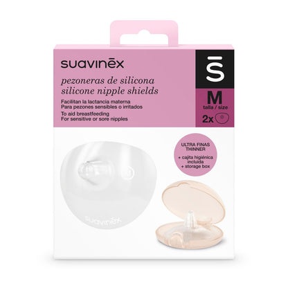SUAVINEX silikoniset rintakumit 2 kpl, koko M, 24 mm