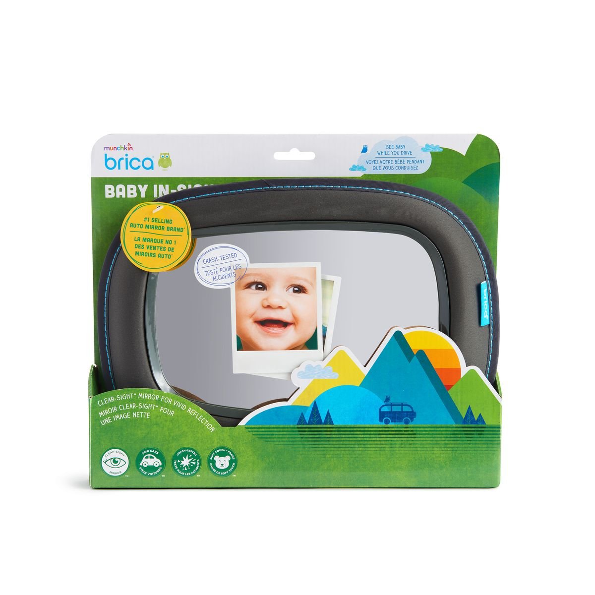 Munchkin Baby In-Sight tagavaatepeegel autosse