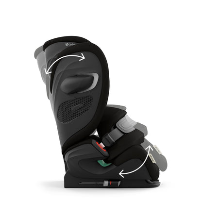 Cybex Pallas G2 Plus turvatool 76–150 cm, Moon Black / black