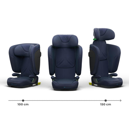 Kinderkraft UNITY 2 i-Size klapitav turvatool 100–150 cm, ISOFIX, tumesinine