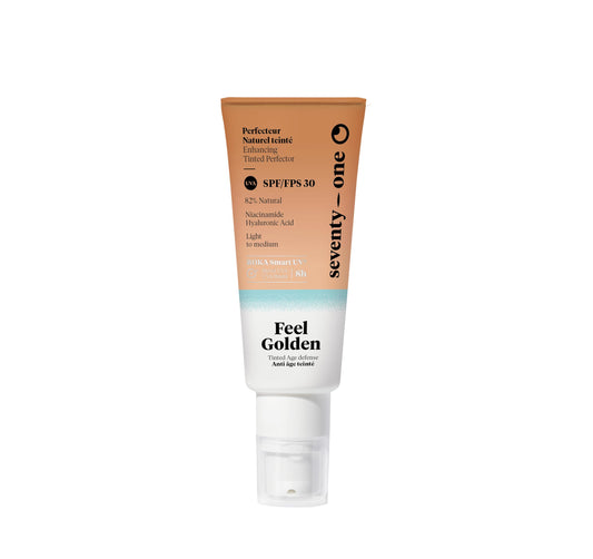 SeventyOne Percent Feel Golden SPF 30 toonitud näohoolduskreem