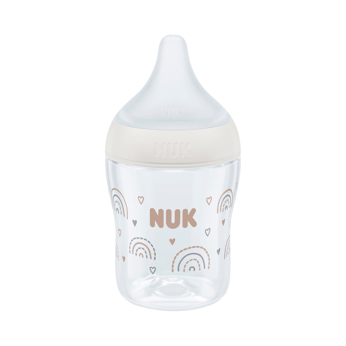 NUK Perfect Match tuttipullo 150 ml, Rainbow (0+ kuukautta)