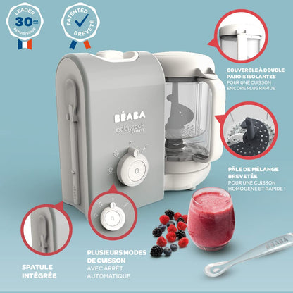 Béaba Babycook Express 4-ühes blender-auruti, 1250 ml, samet-hall