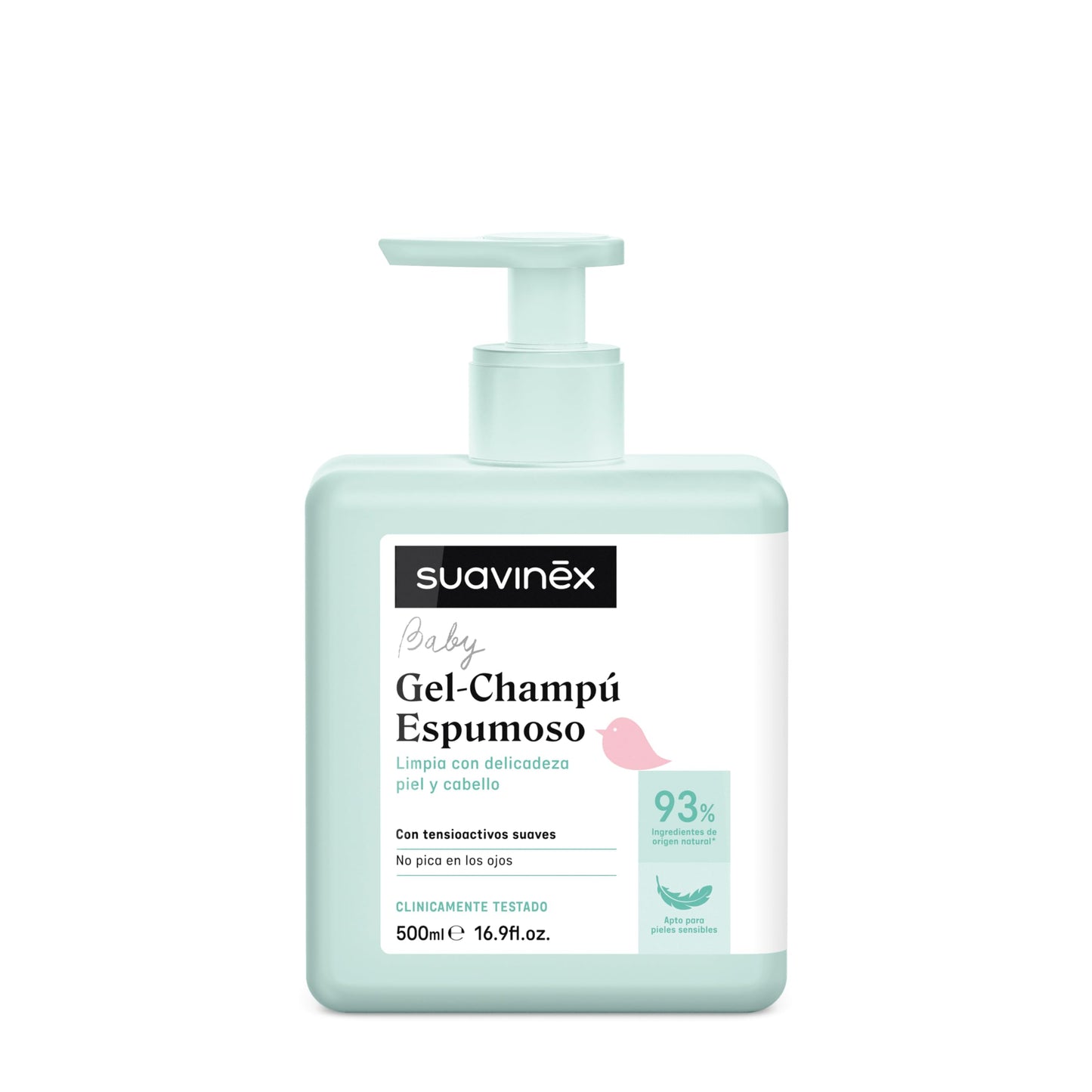 SUAVINEX beebi vahutav šampoon-geel 500 ml, roheline
