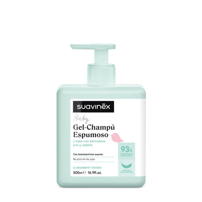 SUAVINEX beebi vahutav šampoon-geel 500 ml, roheline