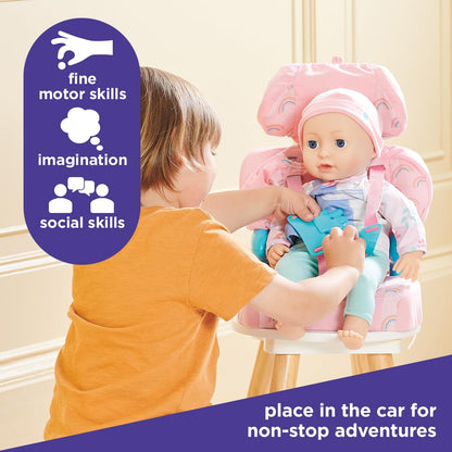 Casdon Baby Huggles roosa turvatool nukule, kuni 46 cm nukule, 3+ a