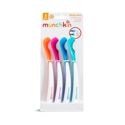 Munchkin White Hot kuumaindikaatoriga beebilusikad, 4 tk komplekt