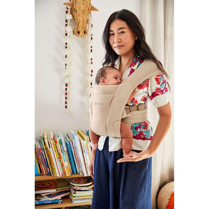 Ergobaby Embrace Soft Air Mesh kandekott vastsündinule, Cream