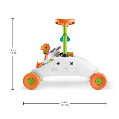 Fisher-Price 2in1 Steady Panda käimisraam - kahesuunaline, muusikaga ja õppefunktsioonidega (6 kuud - 3 a)