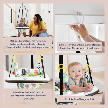 Graco Bumper Jumper™ hüppekiik uksele mänguasjadega, kuni 12 kg, värviline