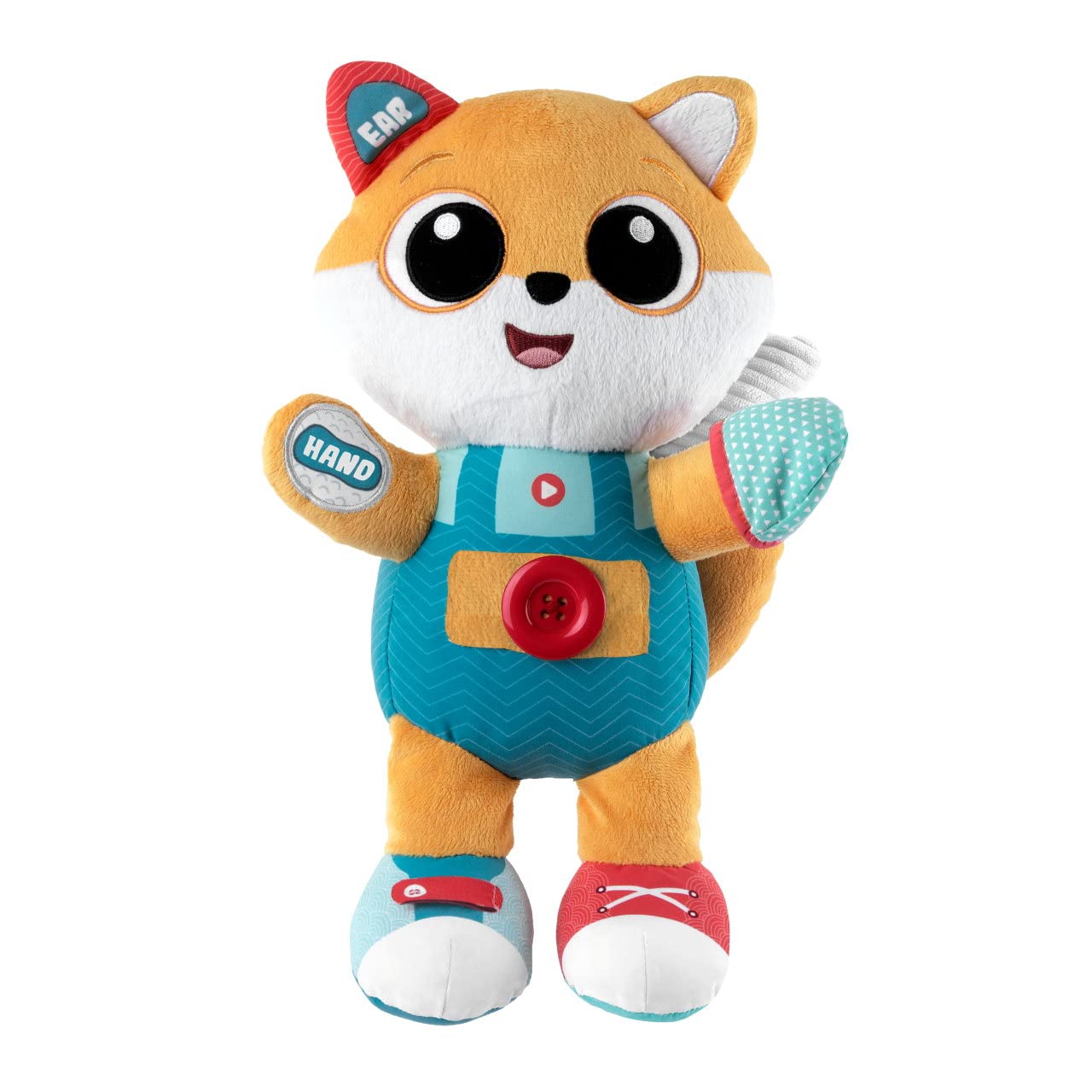 Chicco Foxy kahes keeles (EN/ES) interaktiivne kaisukas, 3-ühes Montessori mänguasi, 6 kuud – 4 a