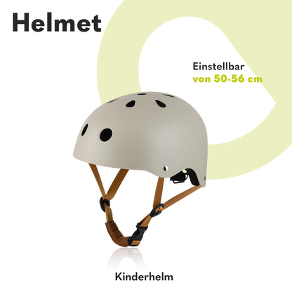 Lionelo lastekiiver Helmet Beige Sand S 50-56 cm, lõuakaitsega