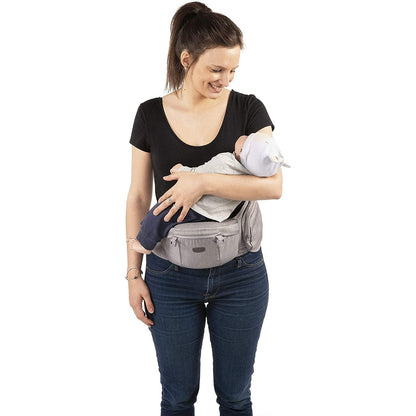 Chicco 3-ühes ergonoomiline kõhukott ja puusalkandmisiste, Denim