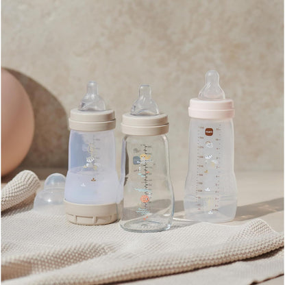 MAM Easy Active lutipudel 330 ml, beež, alates 4. elukuust