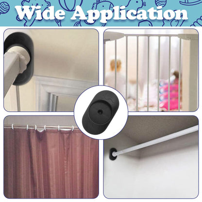 VEGCOO turvaportin seinäsuojat 4 kpl, musta
