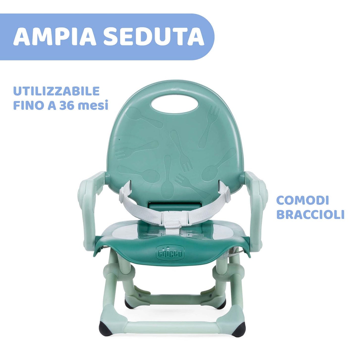 Chicco Pocket Snack tool, 6–36 kuud, roheline