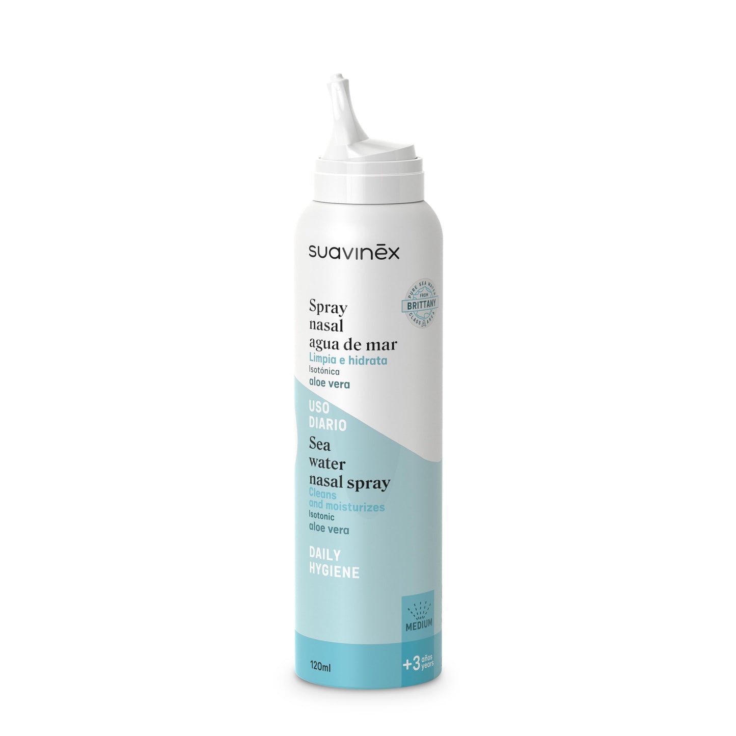 SUAVINEX ninasprei mereveega, isotooniline, 120 ml, alates 3. eluaastast