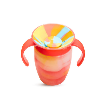 Munchkin Miracle 360 2-osaline joogitass 296 ml, punane/kollane, alates 6 kuust