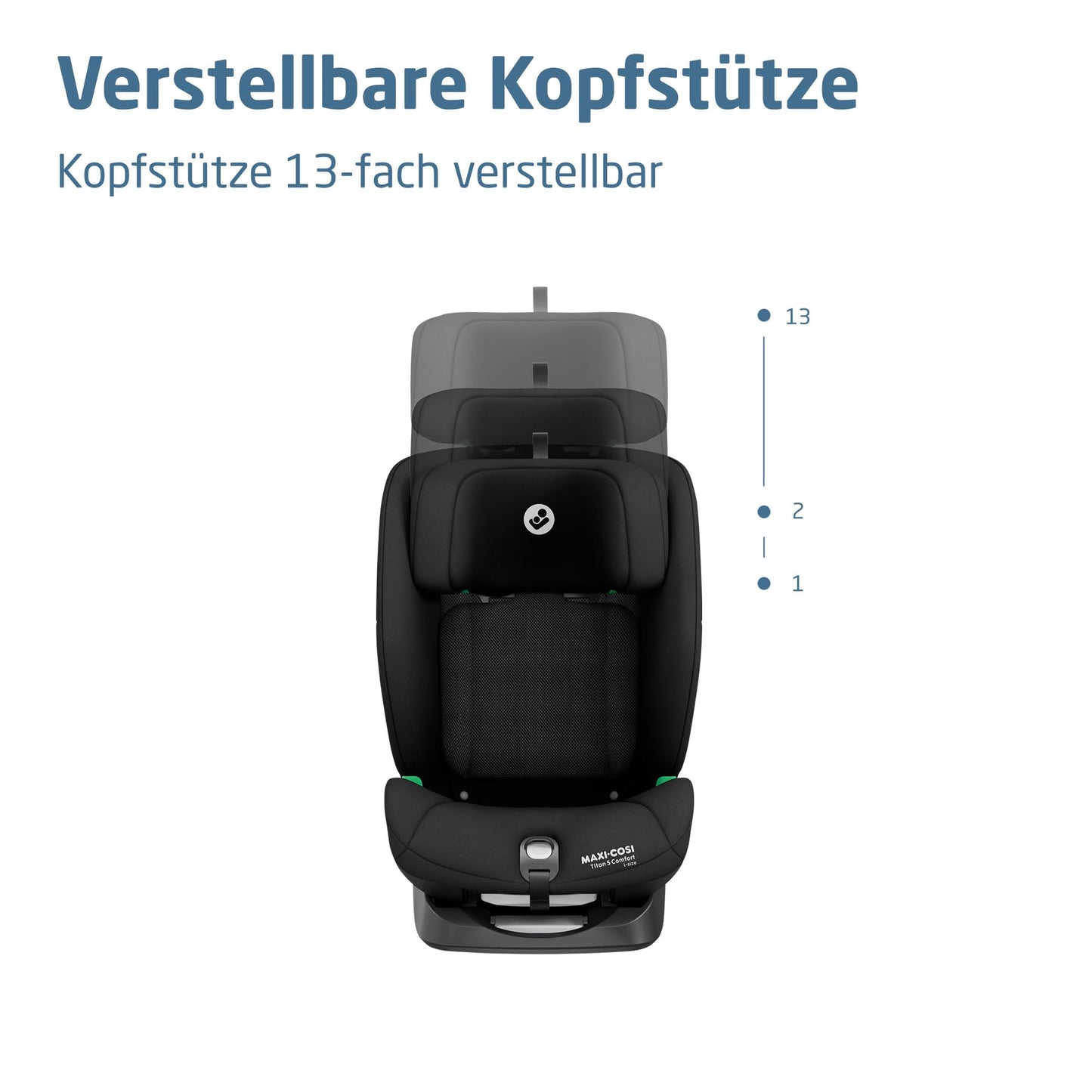 Maxi-Cosi Titan S Comfort i-Size turvatool Authentic Black, 15 kuud–12 aastat, ISOFIX