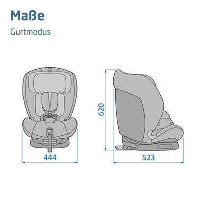 Maxi-Cosi Titan S Comfort i-Size turvatool Authentic Black, 15 kuud–12 aastat, ISOFIX
