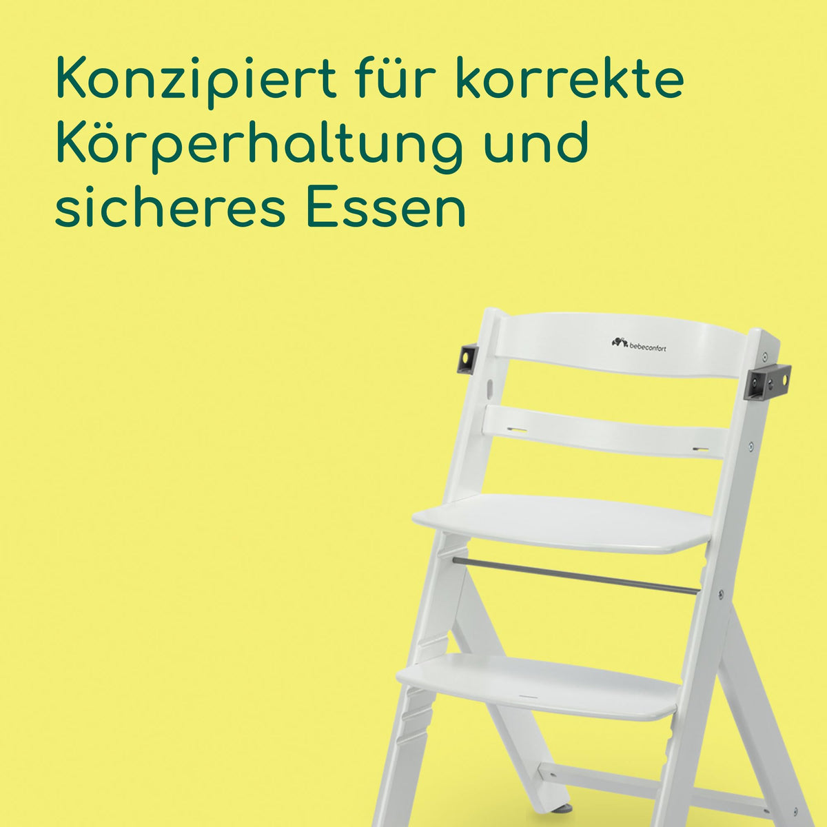 Bebeconfort Timba 2 söögitool, valge, alates 6 kuust, kuni 110 kg