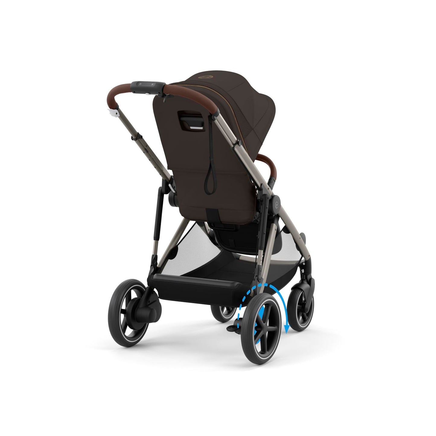Cybex Gold e-Gazelle S elektrilise abisüsteemiga jalutuskäru, Chocolate Brown