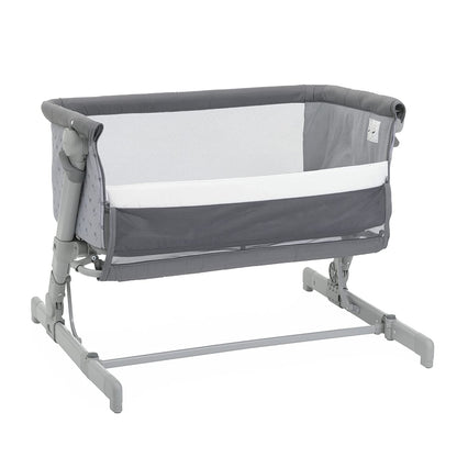 Chicco Next2Me Go -sivusänky vastasyntyneille, tummanharmaa (Dark Grey), 0–6 kuukautta