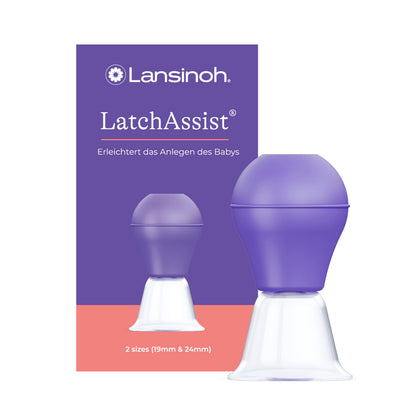Lansinoh LatchAssist rinnanibu vormija, läbipaistev, 2 lehtrit