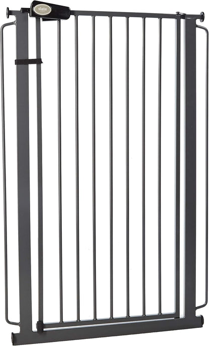 Safetots turvavärav lastele ja lemmikloomadele, 68,5–75 cm, hall (Slate grey), 104 cm kõrge, mudel 11030