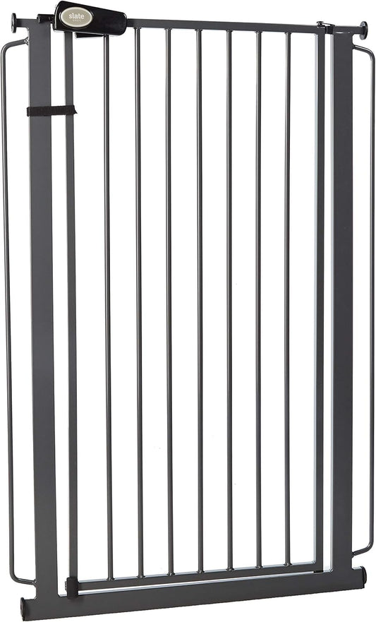 Safetots turvavärav lastele ja lemmikloomadele, 68,5–75 cm, hall (Slate grey), 104 cm kõrge, mudel 11030