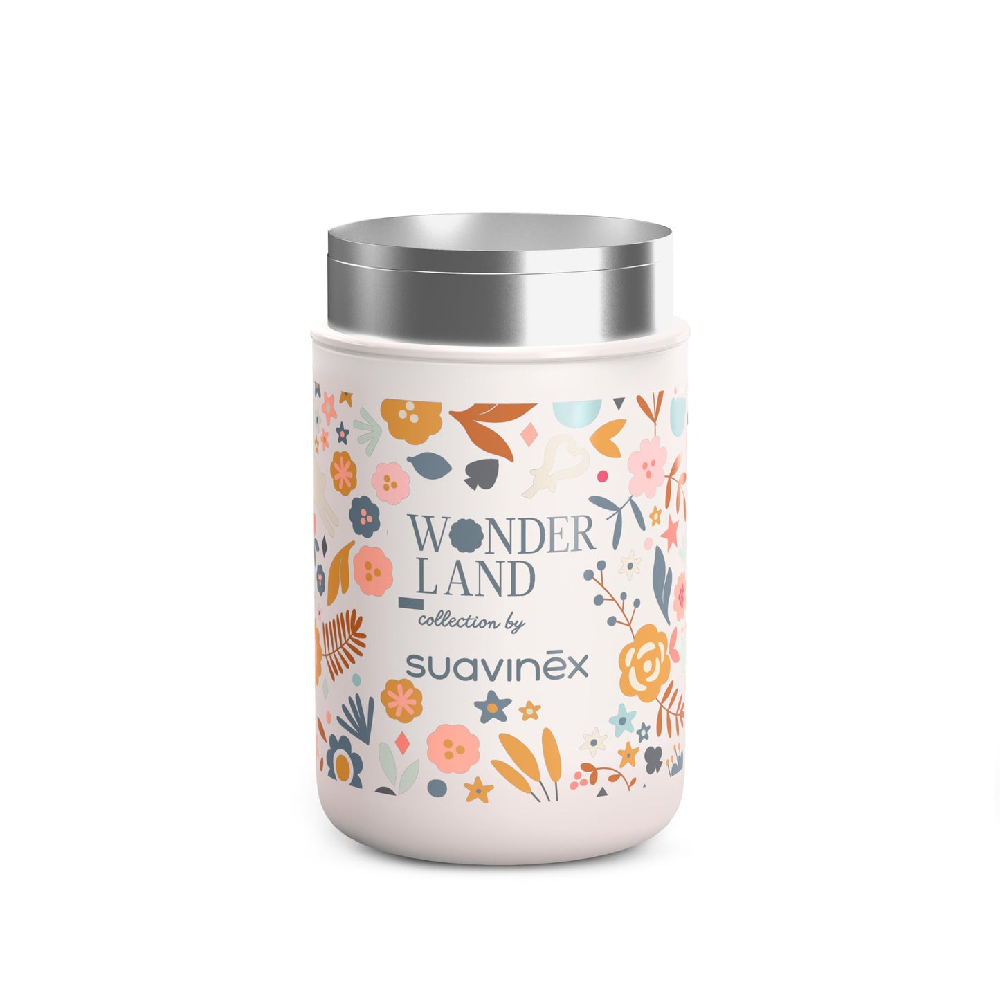Suavinex termospurk toidule 400 ml, roostevaba teras – Wonderland Flowers