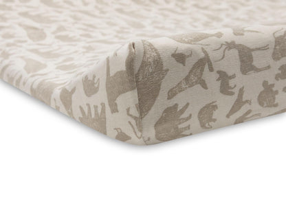 Jollein mähkimisaluse kate Animals Nougat, 50×70 cm