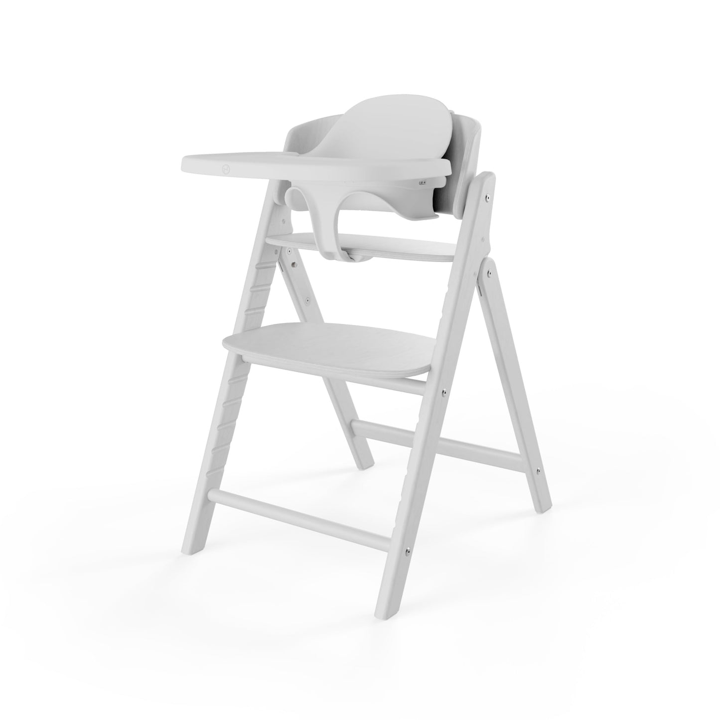 Cybex Click & Fold 3-in-1 söögitool, valge (All White) – väikelapse iste ja kandik kaasas, sobib 6 kuust täiskasvanueani (kuni 120 kg)