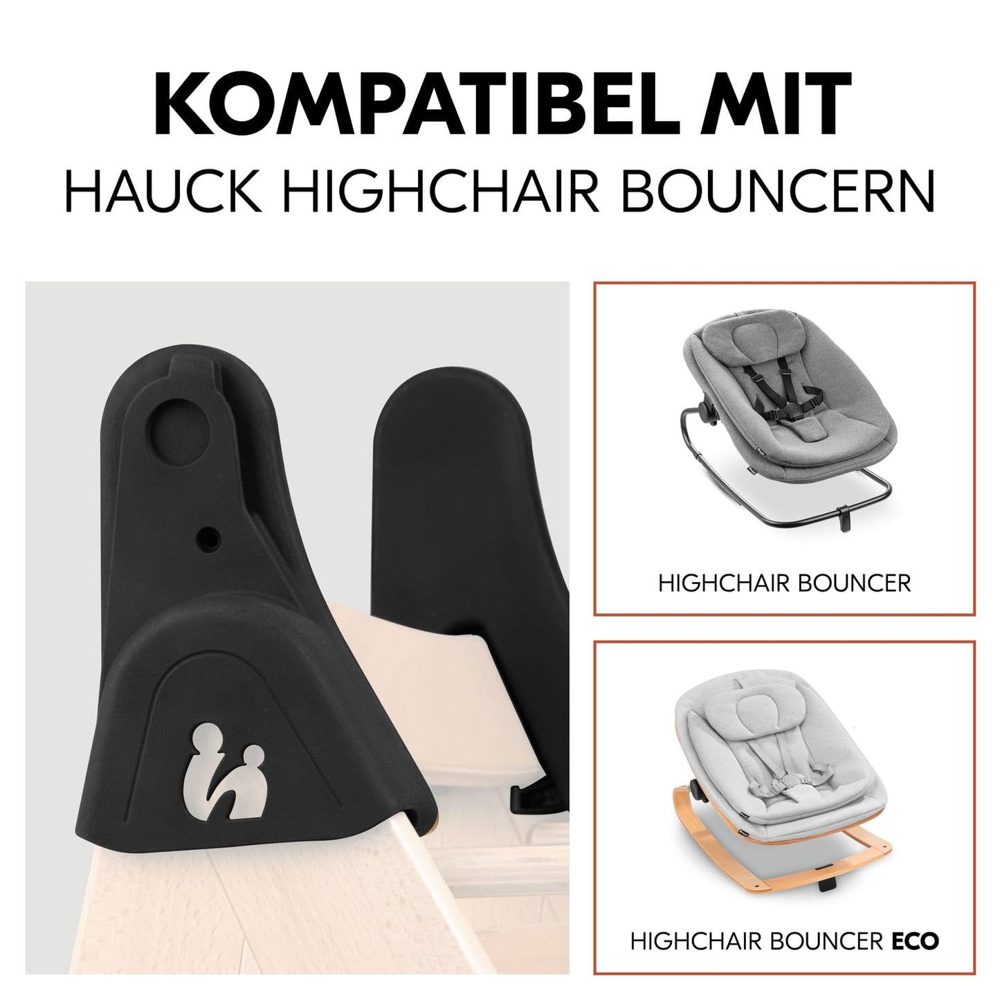 hauck adapter Arketa söögitoolile ja Highchair Bouncer Eco beebikiigele