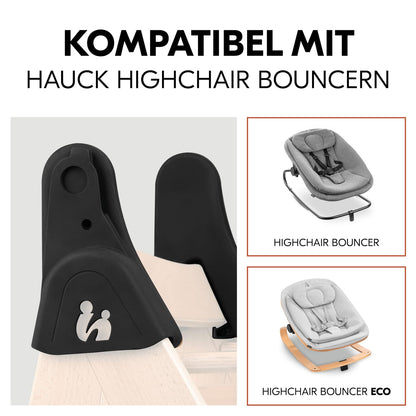 hauck adapter Arketa söögitoolile ja Highchair Bouncer Eco beebikiigele