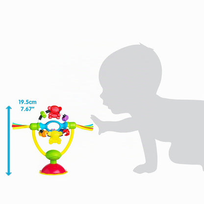 Playgro pyörivä helistin imukupilla, 6 kuukauden iästä alkaen