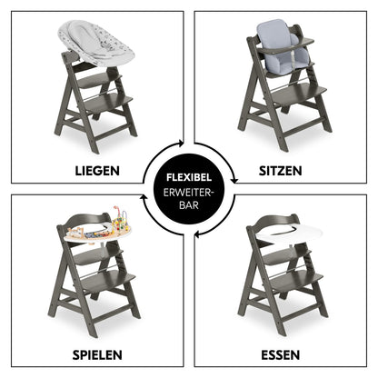 Hauck Alpha+ puidust söögitool (kuni 90 kg)