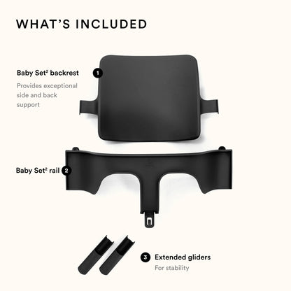Stokke Tripp Trapp Baby Set² beebikomplekt 6–36 kuud, must